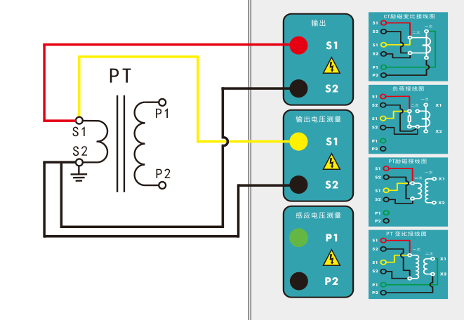 PT電阻、勵(lì)磁試驗(yàn)接線圖 PT電阻、勵(lì)磁試驗(yàn)接線圖