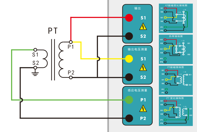 PT變比試驗接線圖 PT變比試驗接線圖